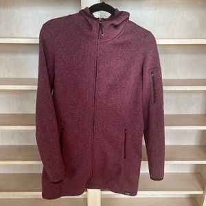 LL Bean Long Sweater Fleece Jacket